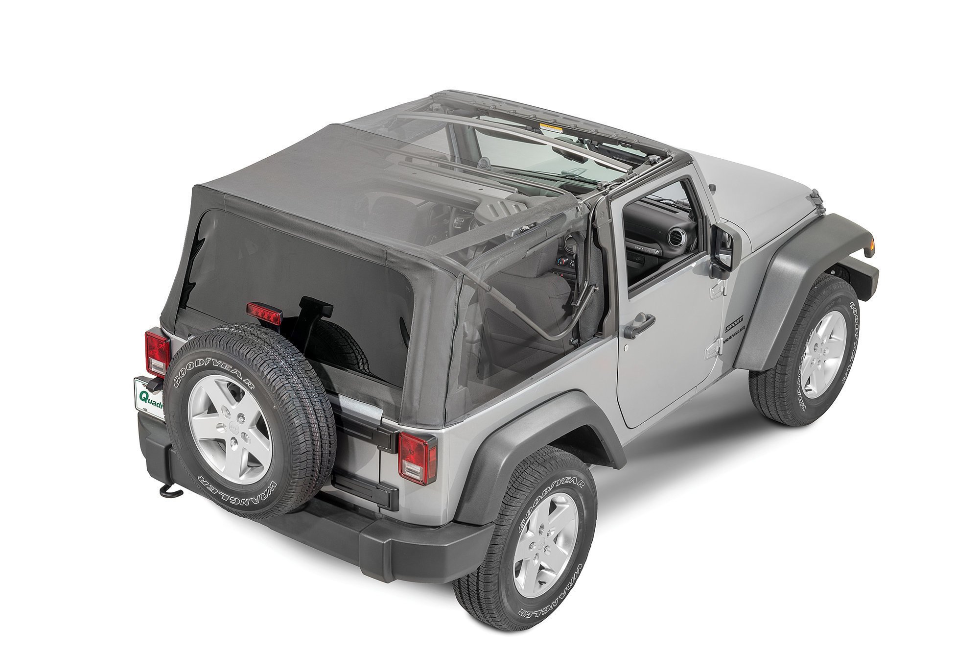 QuadraTop Gen II Complete Soft Top in Premium Sailcloth for 07-18 Jeep  Wrangler JK | Quadratec