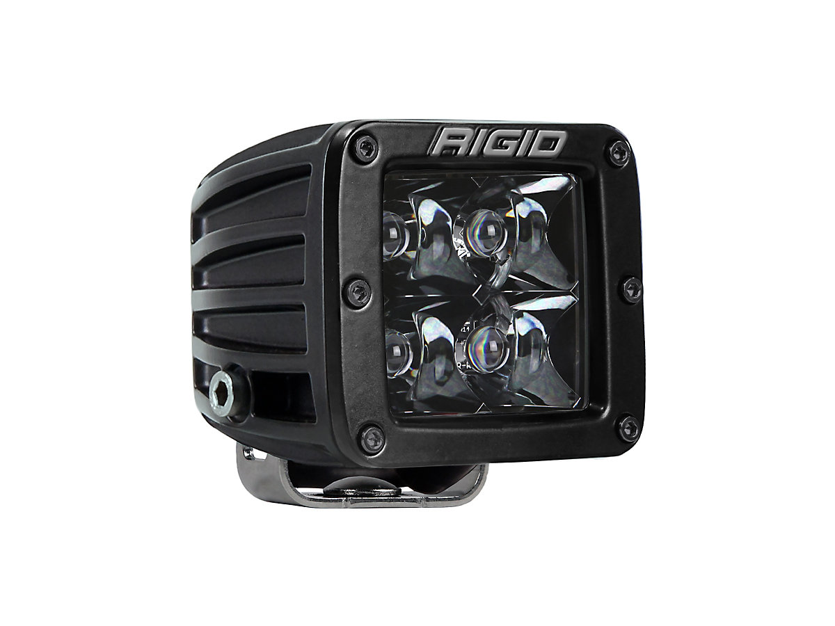 Industries 201213BLK D-Series PRO Midnight Edition Spot Cube LED Light - | Quadratec