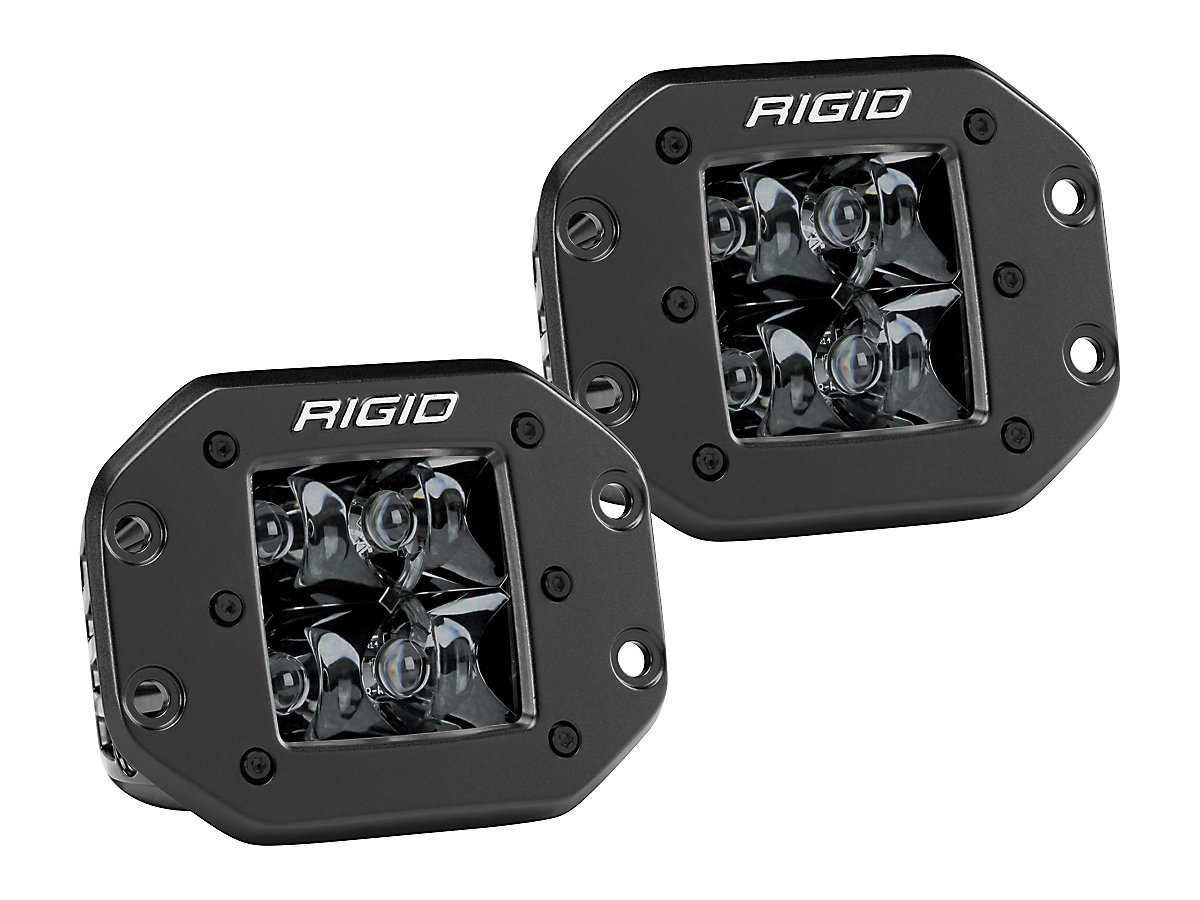 Rigid Industries SR-Q Series PRO Midnight Edition - Spot - Diffused - Pair