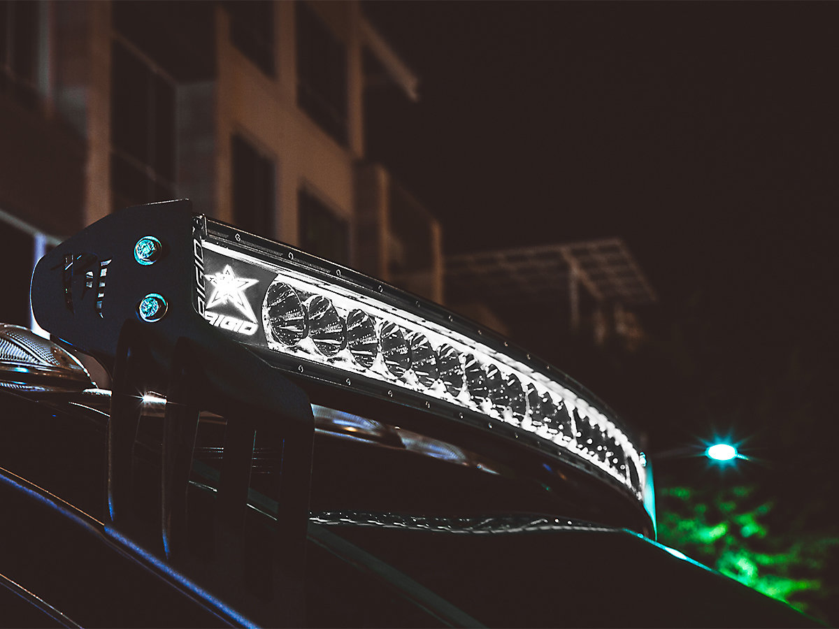 50 inch top curved light bar