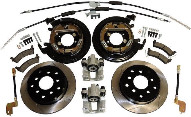Crown Automotive RT31043 Rear Disc Brake Conversion Kit for 97-06 Jeep  Wrangler TJ & 93-98 Grand Cherokee ZJ with Dana 35 Rear Axle & without ABS  Brakes | Quadratec