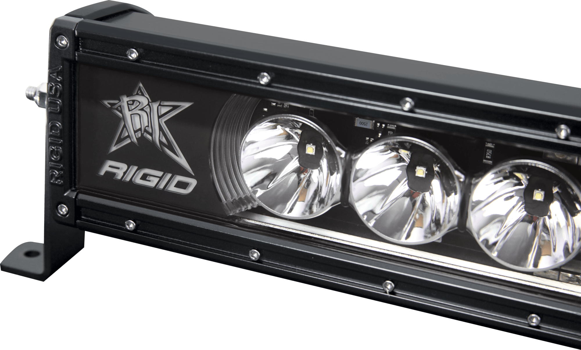Rigid Industries 20 Inch LED Light Bar Single Row Curved Blue Backlight  Radiance Plus RIGID Industries