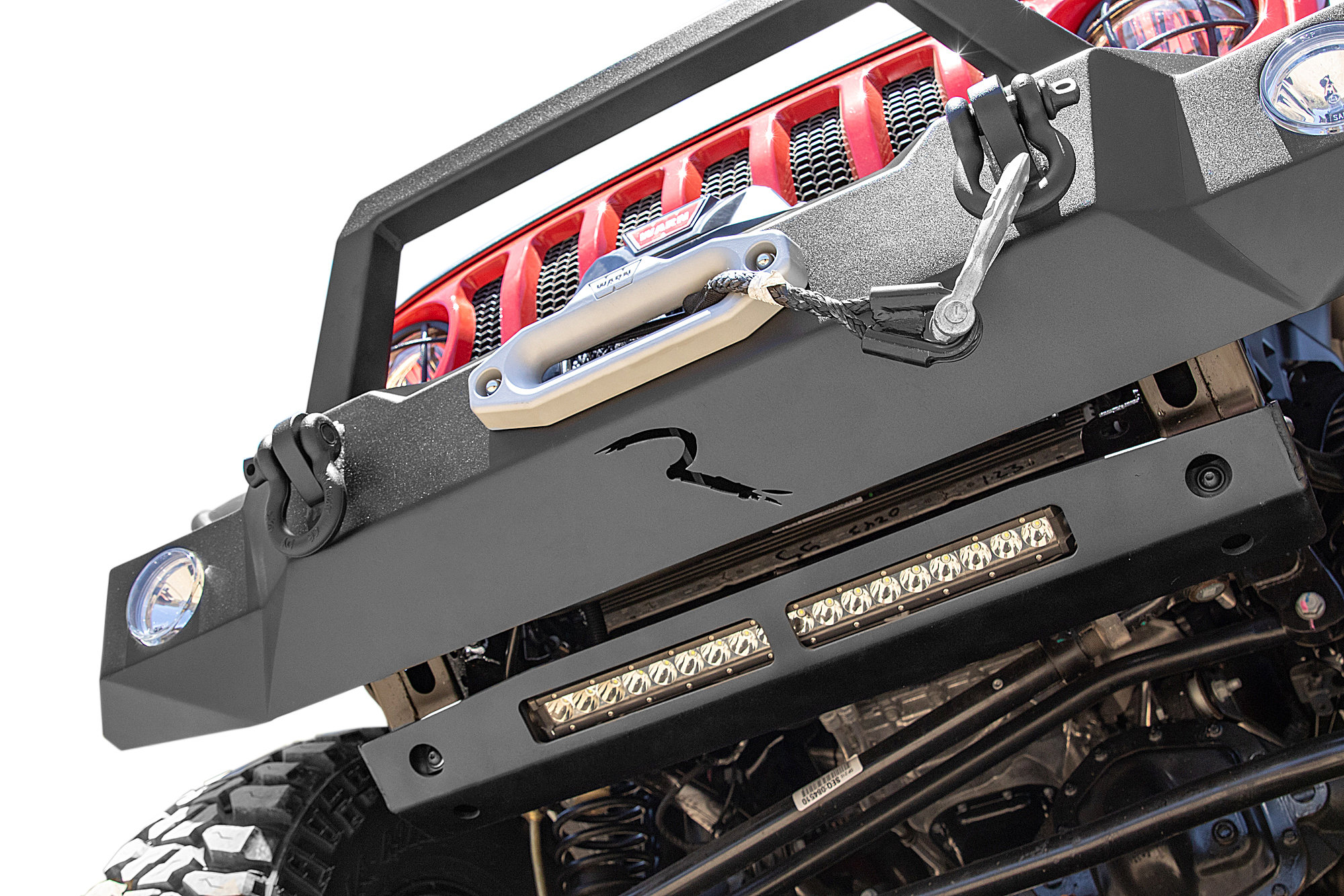 Rampage Products TrailCrawler Front Bumper Skid Plate for 1820 Jeep