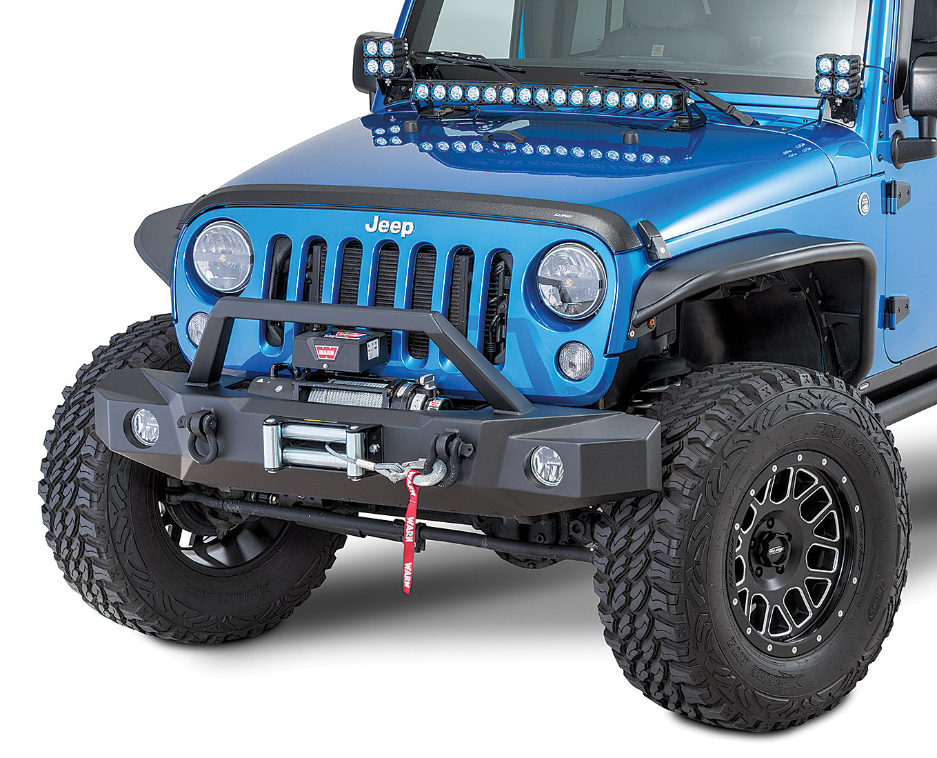 Rampage Products 99510 Trailguard Front Bumper for 07-18 Jeep Wrangler JK |  Quadratec