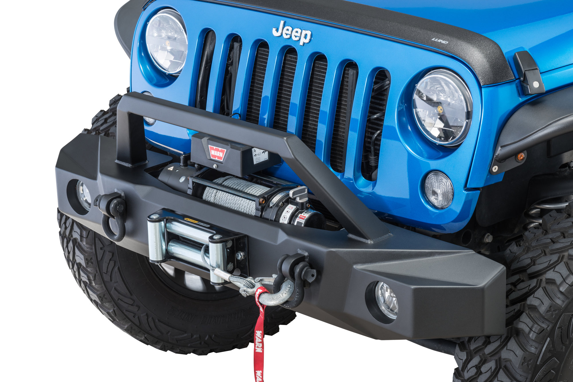 Rampage Products 99510 Trailguard Front Bumper for 07-18 Jeep Wrangler JK |  Quadratec