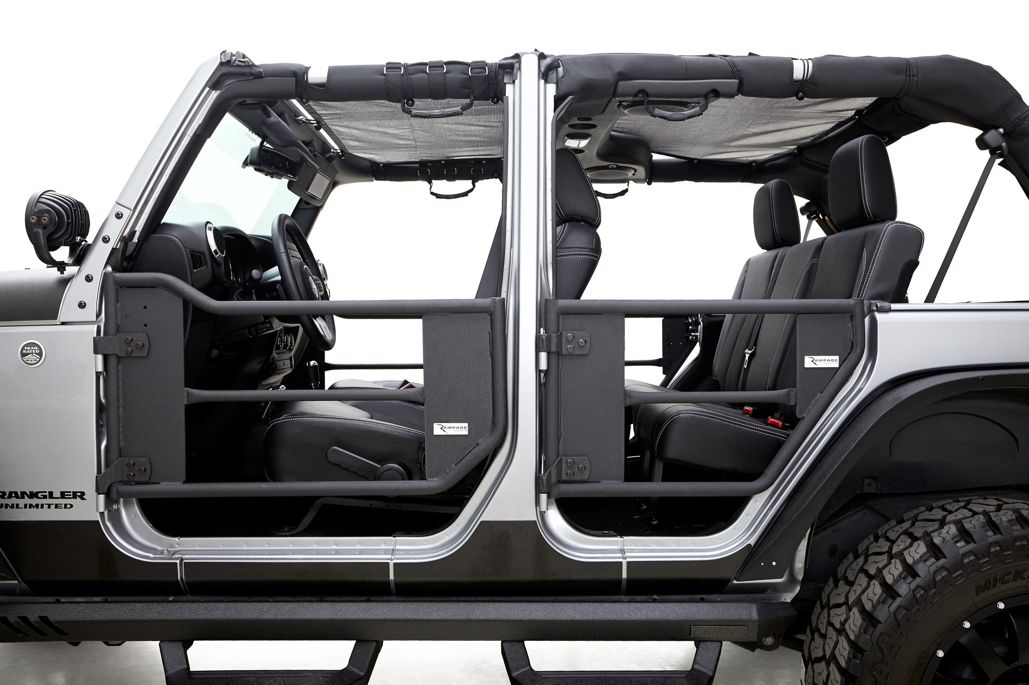 Rampage Products 7684 Front Amp Rear Trail Doors For 07 18