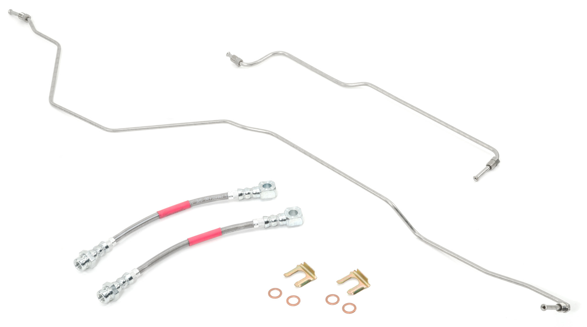 Classic Tube Je1074c Rear Axle Brake Lines For 03 06 Jeep Wrangler Tj With Rear Disc Brakes