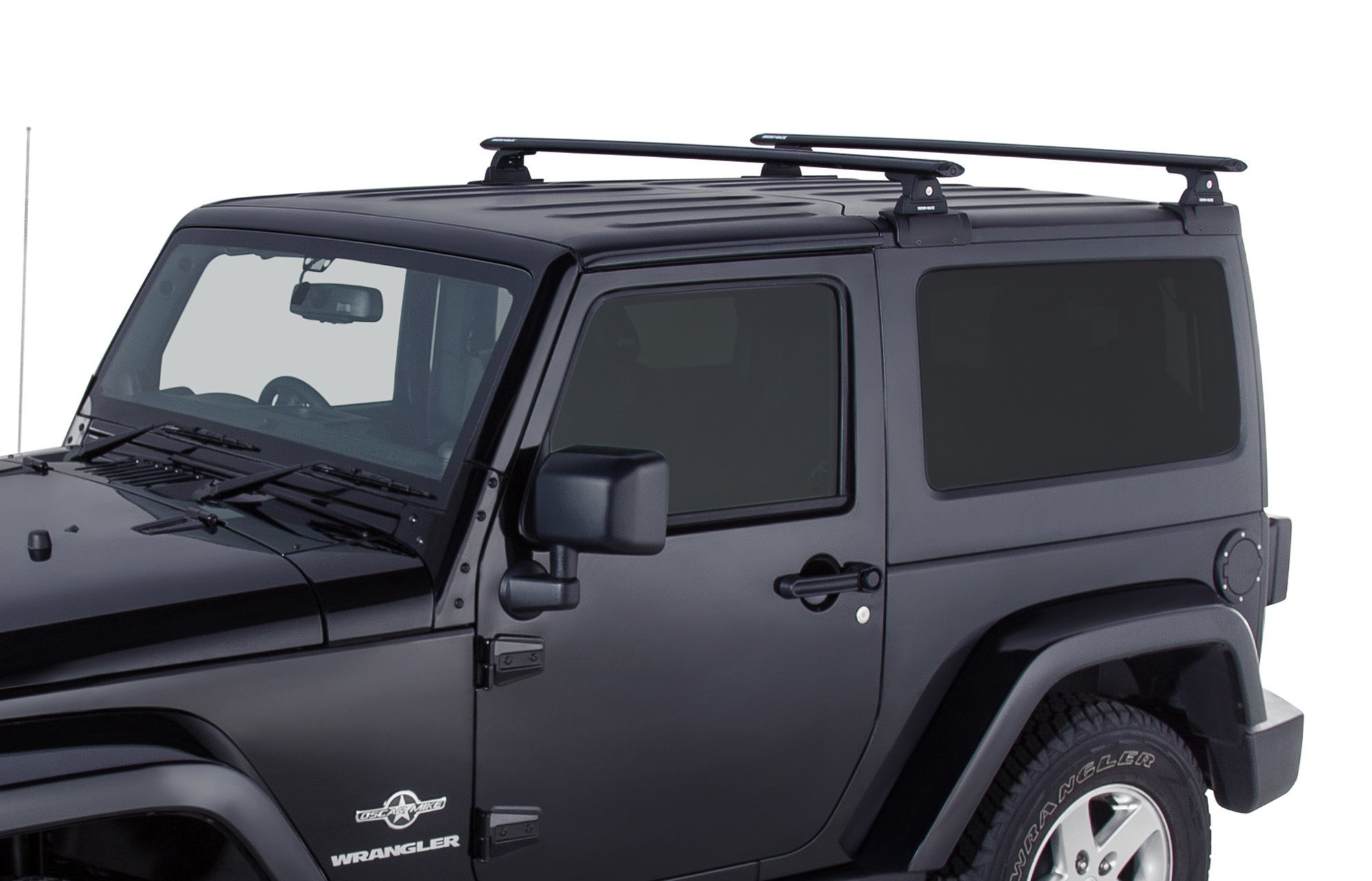 Rhino-Rack Vortex 2-Bar Backbone Roof Rack for 07-18 Jeep Wrangler JK  Hardtop | Quadratec