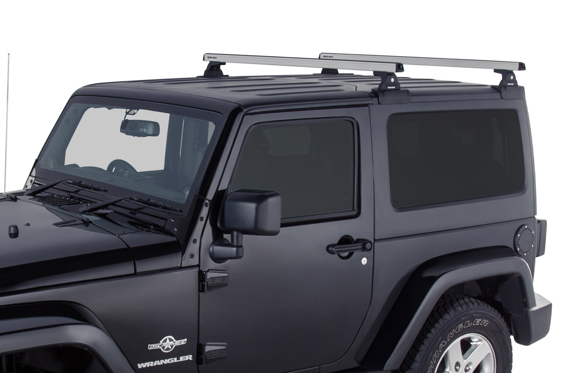 Rhino Rack Heavy Duty 2 Bar Backbone Roof Rack For 07 18 Jeep Wrangler Jk Hardtop