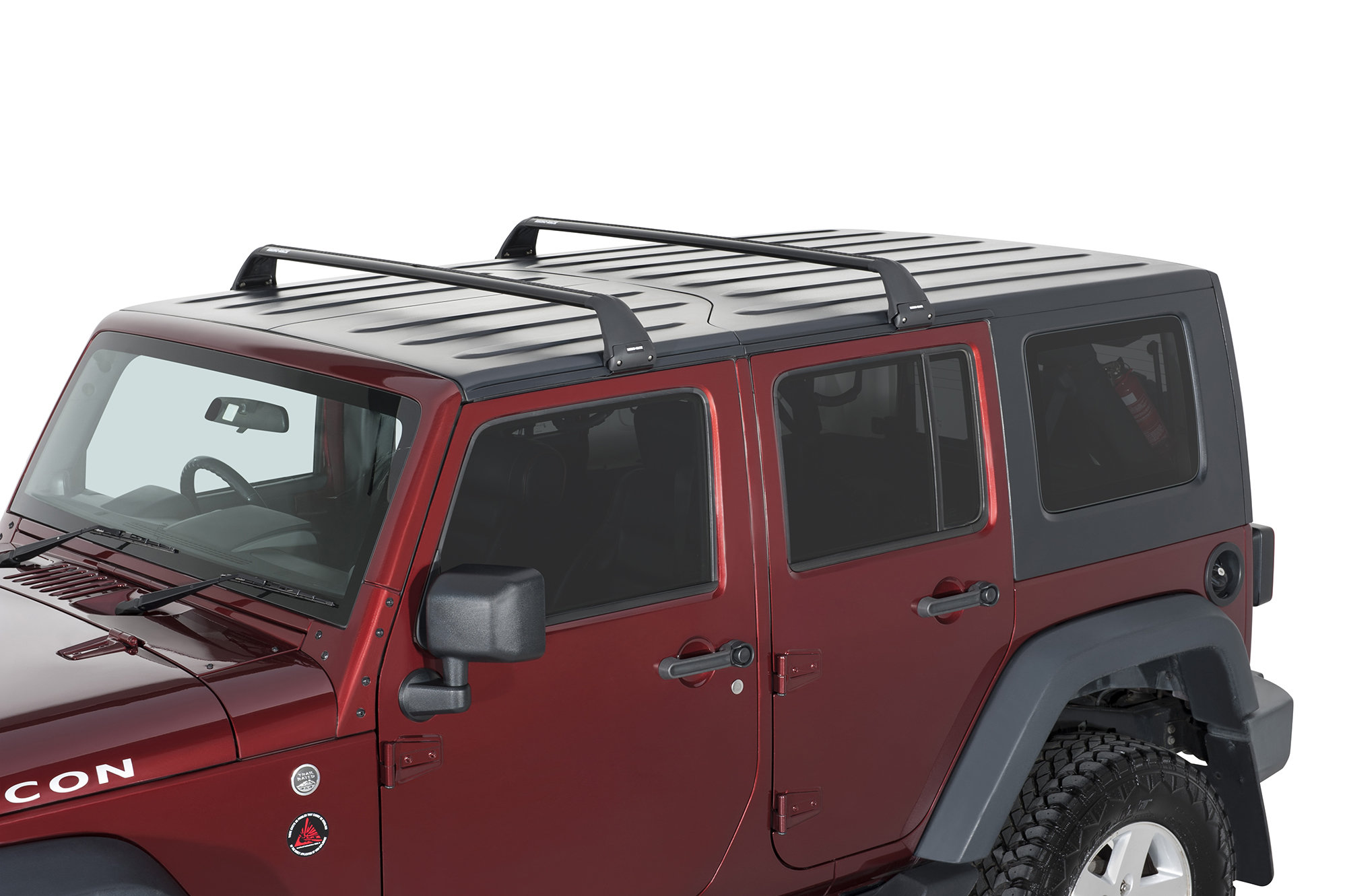 Rhino-Rack SG59 Gutter-Mount Vortex 2-Bar Roof Rack for 07-21 Wrangler JL,  JK Unlimited, & 20-21 Gladiator JT | Quadratec