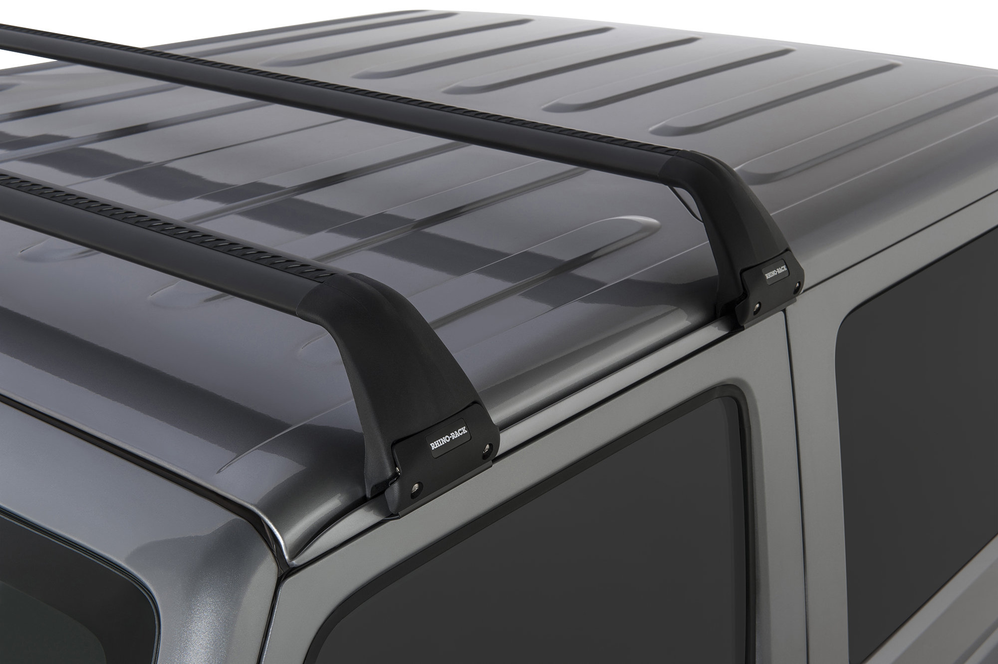 Rhino-Rack SG60 Gutter-Mount Vortex 2-Bar Roof Rack for 07-20 Wrangler JL &  JK | Quadratec