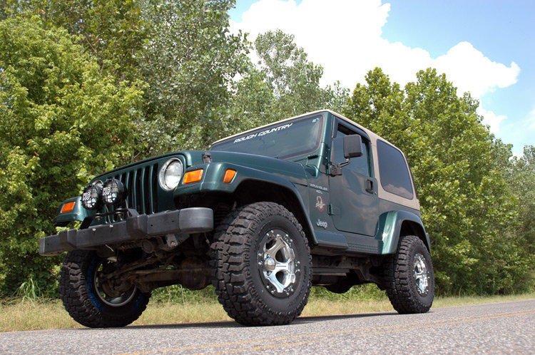 thumbnail image 2 of DYSO 1.5" Front Seat Risers Lift Spacers Kit For Jeep Wrangler TJ 1997-2006 – CNC Machined 2 of 6