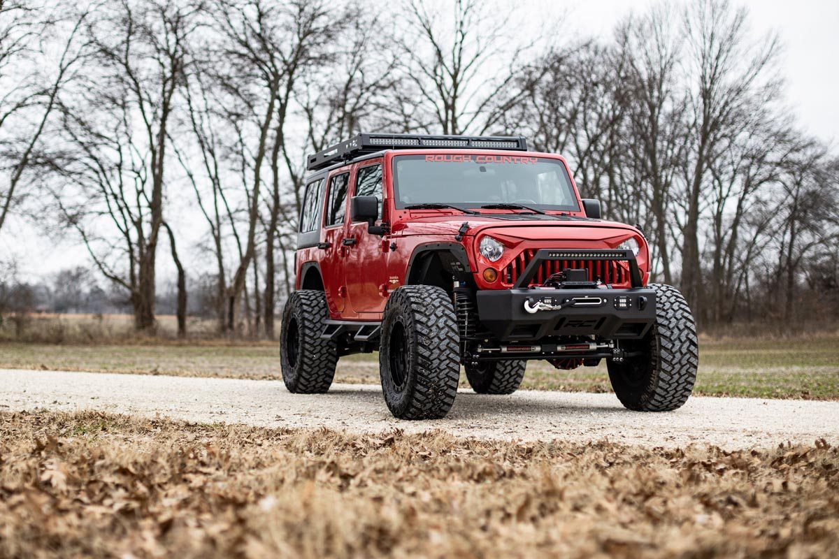 Rough Country 10524 Angry Eyes Grille for 07-18 Jeep Wrangler JK | Quadratec