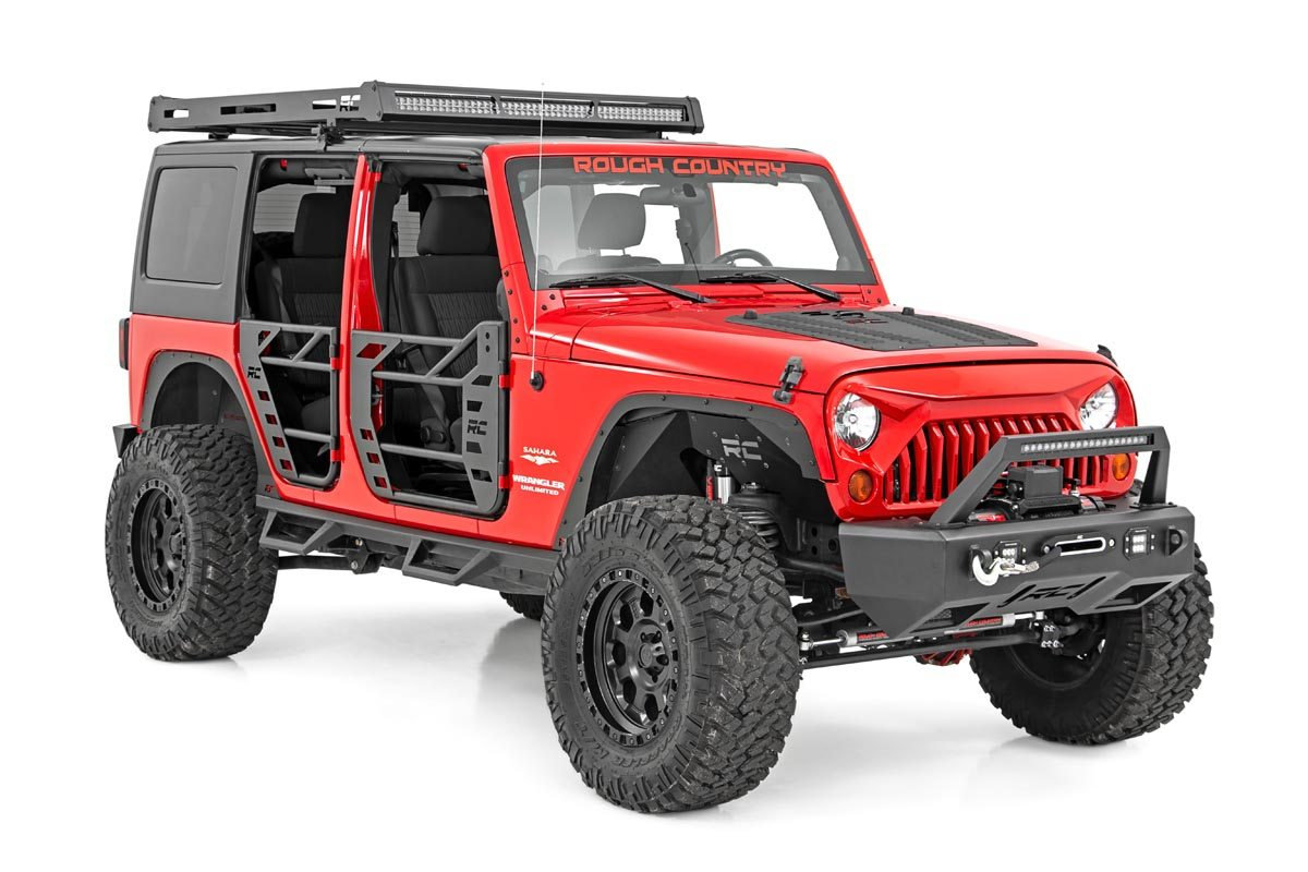 Rough Country 10524 Angry Eyes Grille for 07-18 Jeep Wrangler JK | Quadratec