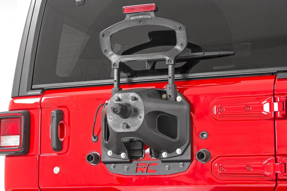 12x Oversized Enhance Spare Tire Mounting Bracket Kit for Jeep Wrangler JL 2018+