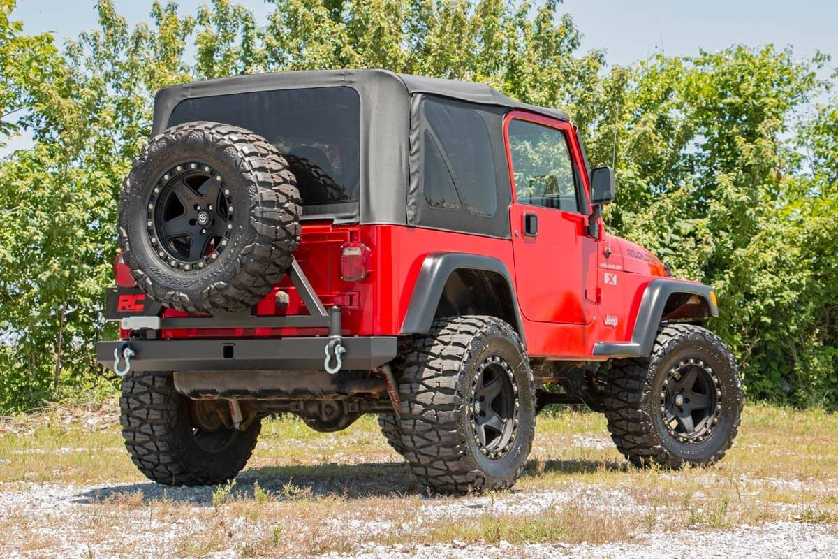 2017 Jeep Wrangler Rear Bumper With Tire Carrier