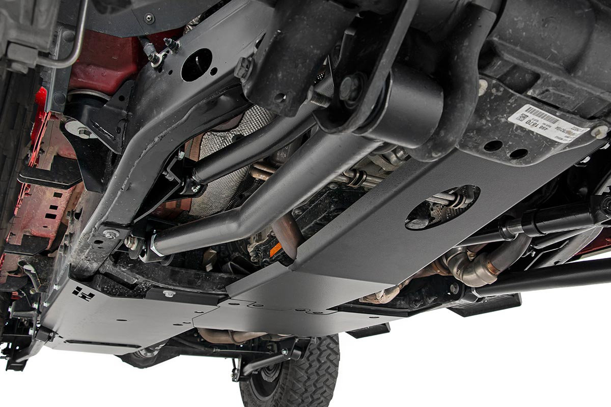 Rough Country Skid Plate System for 18-20 Jeep Wrangler Unlimited JL 4-Door  | Quadratec