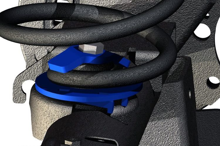 Rough Country 1113 Rear Coil Spring Correction Plates For