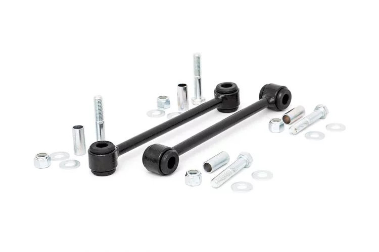 Rough Country Rear Sway Bar End Links for 07-18 Jeep Wrangler JK | Quadratec