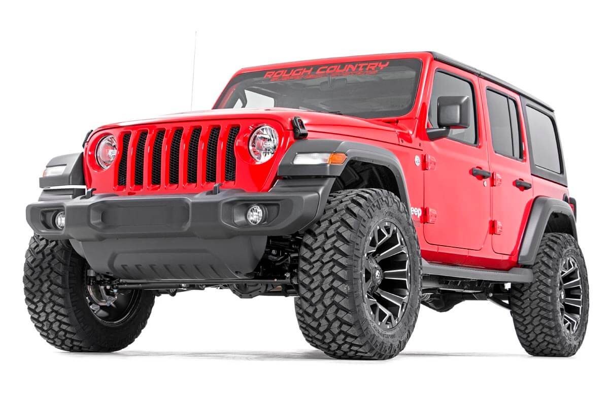 Rough Country  Suspension Lift Kit for 18-22 Jeep Wrangler JL Unlimited  | Quadratec