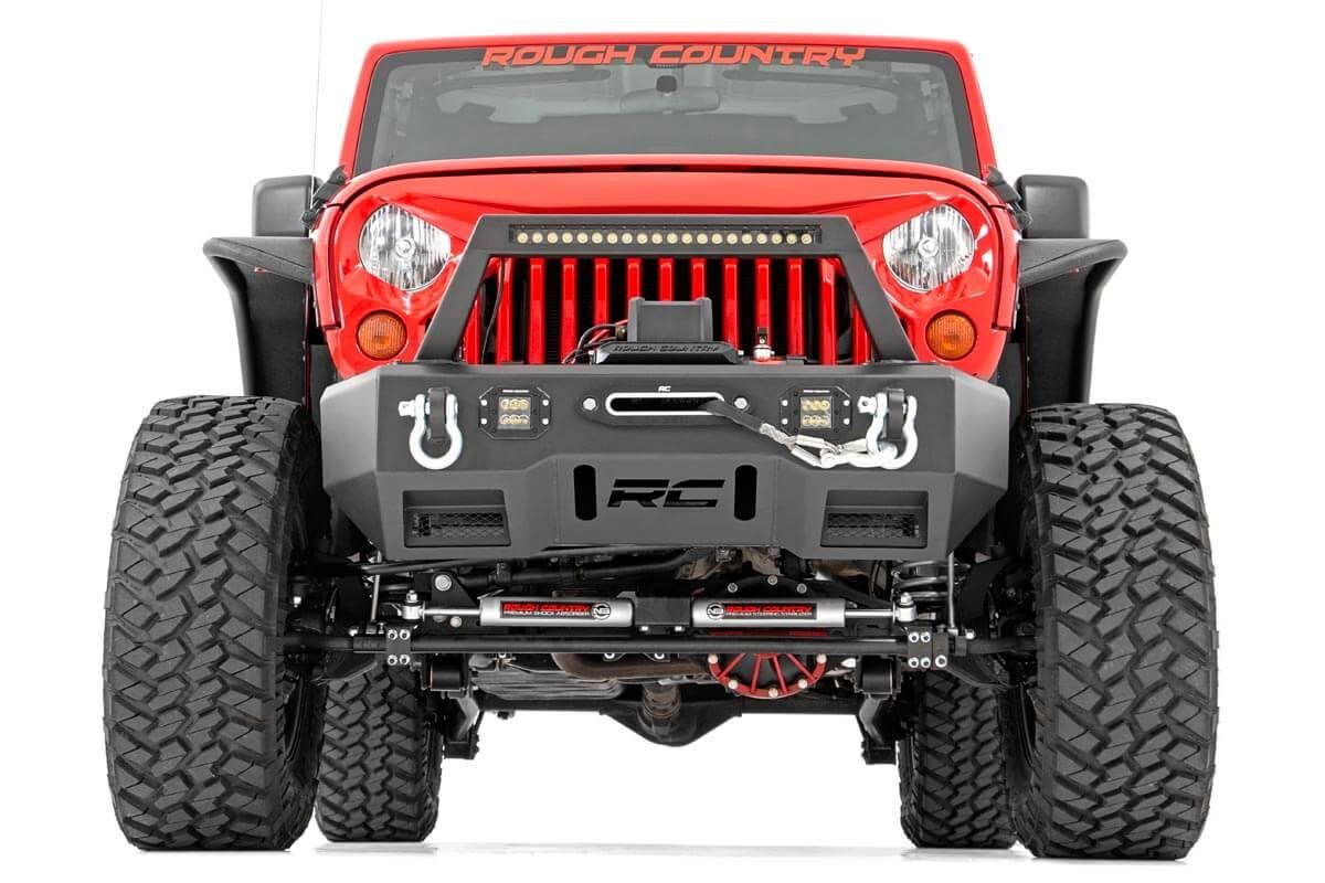 Rough Country 4in Long Arm Suspension Lift Kit for 07-18 Jeep Wrangler  Unlimited JK | Quadratec