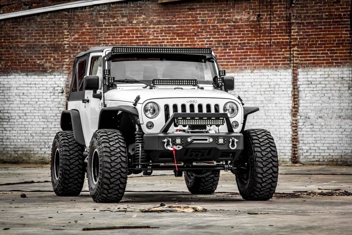 Rough Country 4in Suspension Lift Kit for 07-18 Jeep Wrangler JK | Quadratec