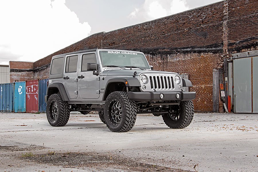 Arriba 49+ imagen 4 inch lift kit for jeep wrangler unlimited