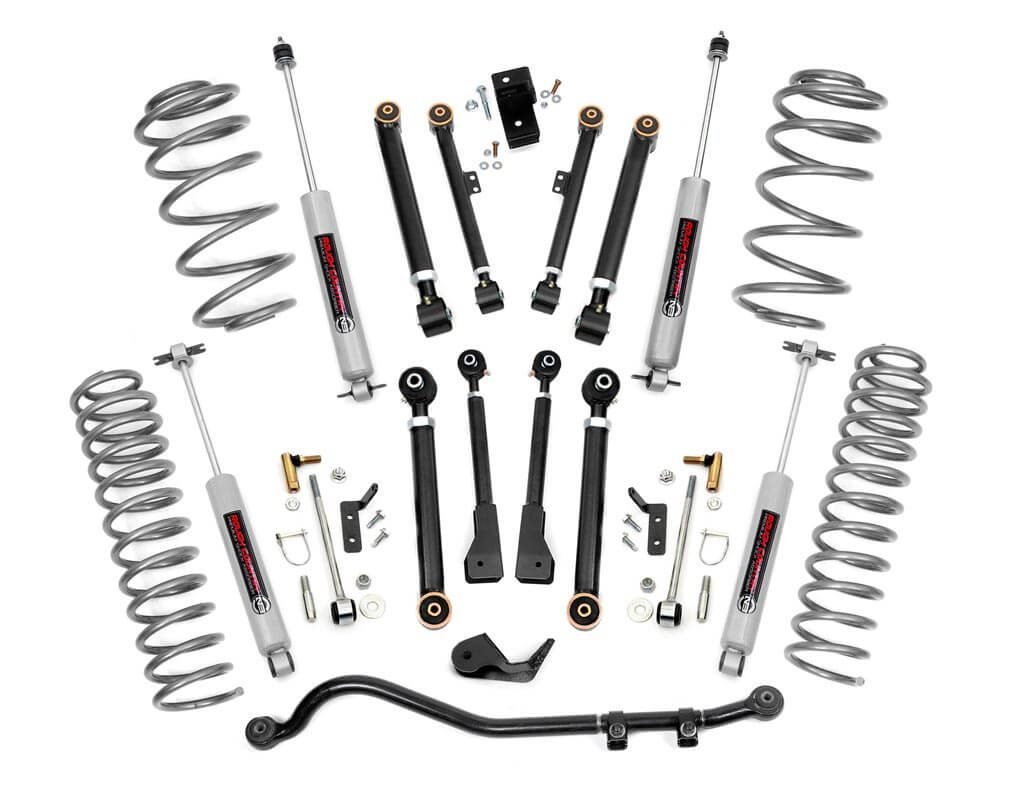 Rough Country  X-Series Suspension Lift Kit for 97-06 Jeep Wrangler TJ  | Quadratec