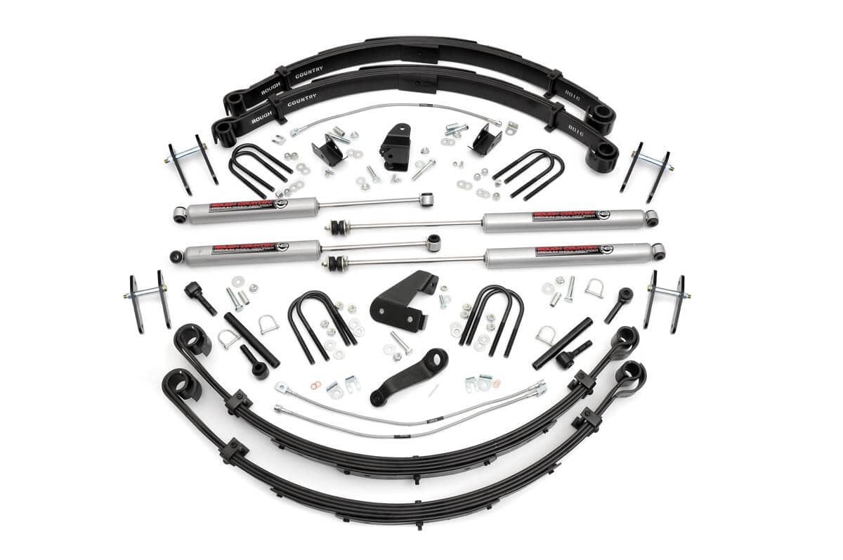 Rough Country 6in Suspension Lift Kit for 87-95 Jeep Wrangler YJ | Quadratec