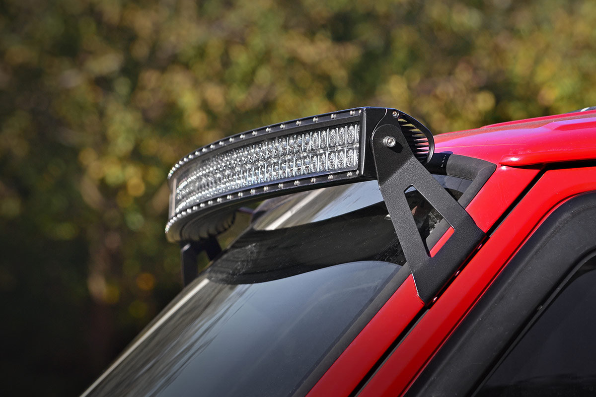 Jeep Cherokee Light Bar | Low Profile 50 LED Mount | Jeep XJ (84-01)