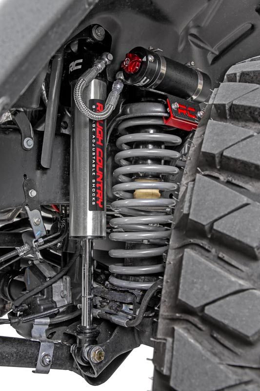 Rough Country Front Adjustable Vertex Shocks for 18-21 Jeep Wrangler JL &  Gladiator JT | Quadratec