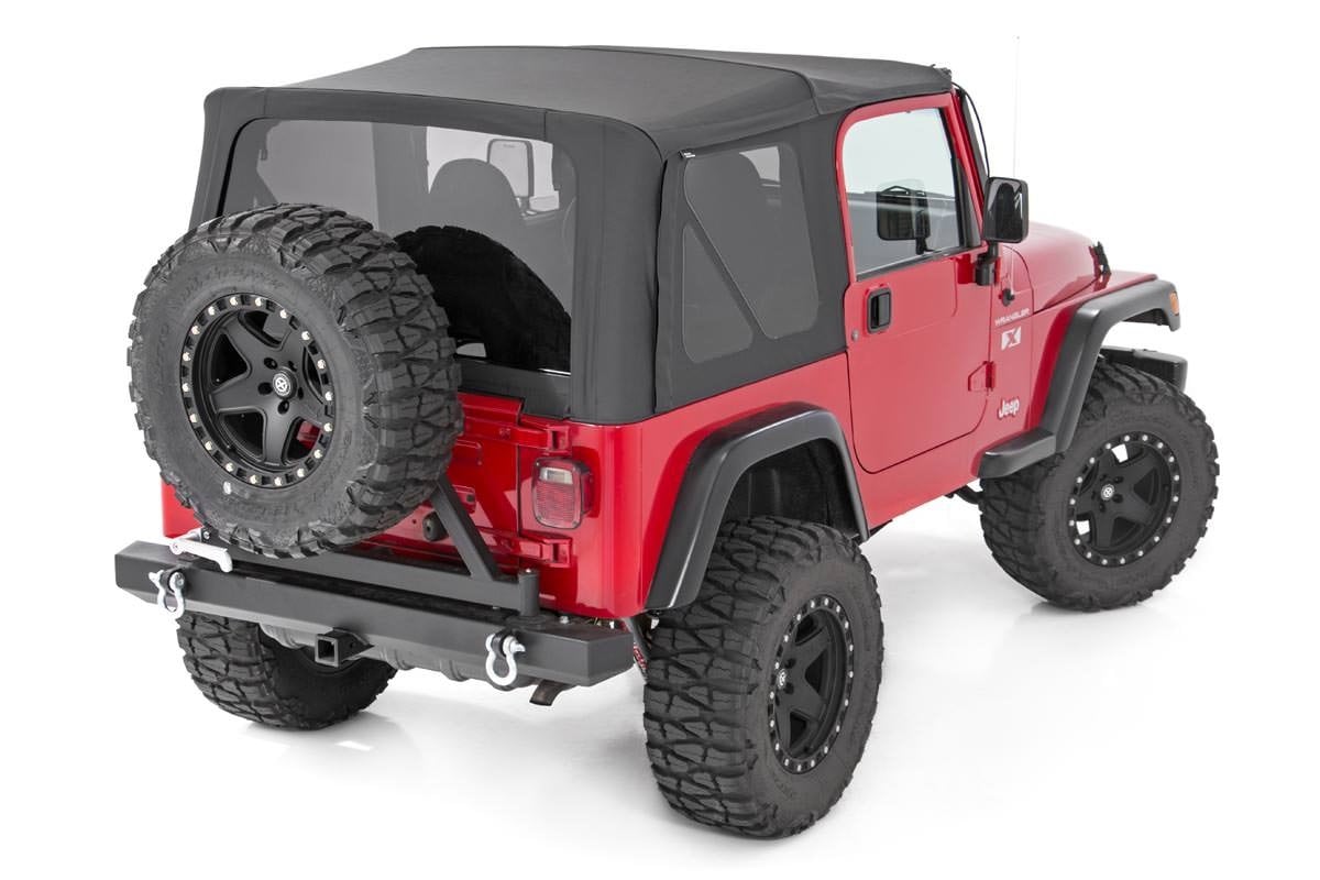 Rough Country Replacement Soft Top for 97-06 Jeep Wrangler TJ | Quadratec