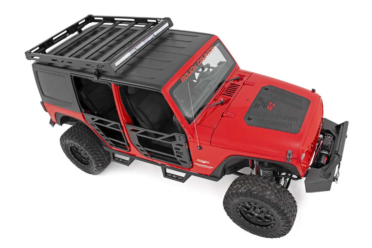 Rough Country Roof Rack System for 07-18 Jeep Wrangler JK | Quadratec