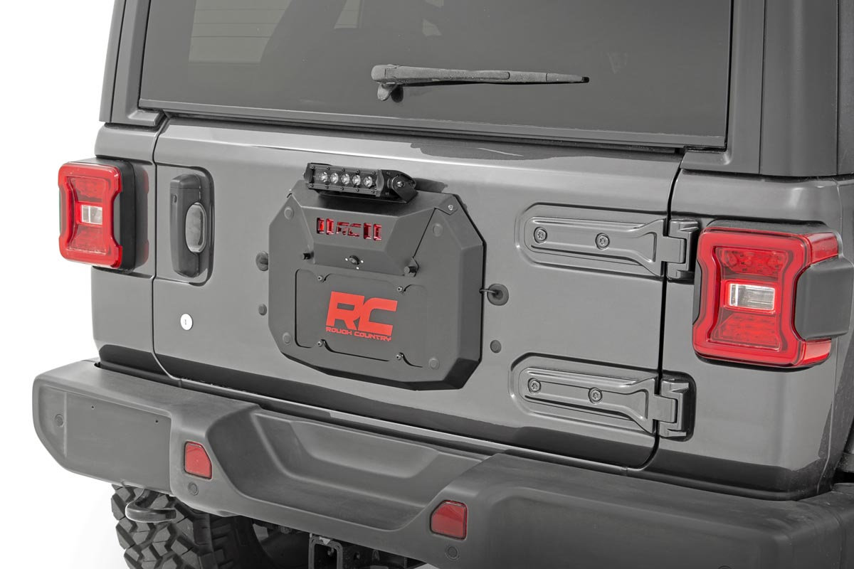 Rough Country Spare Tire Delete Kit for 18-20 Jeep Wrangler JL | Quadratec