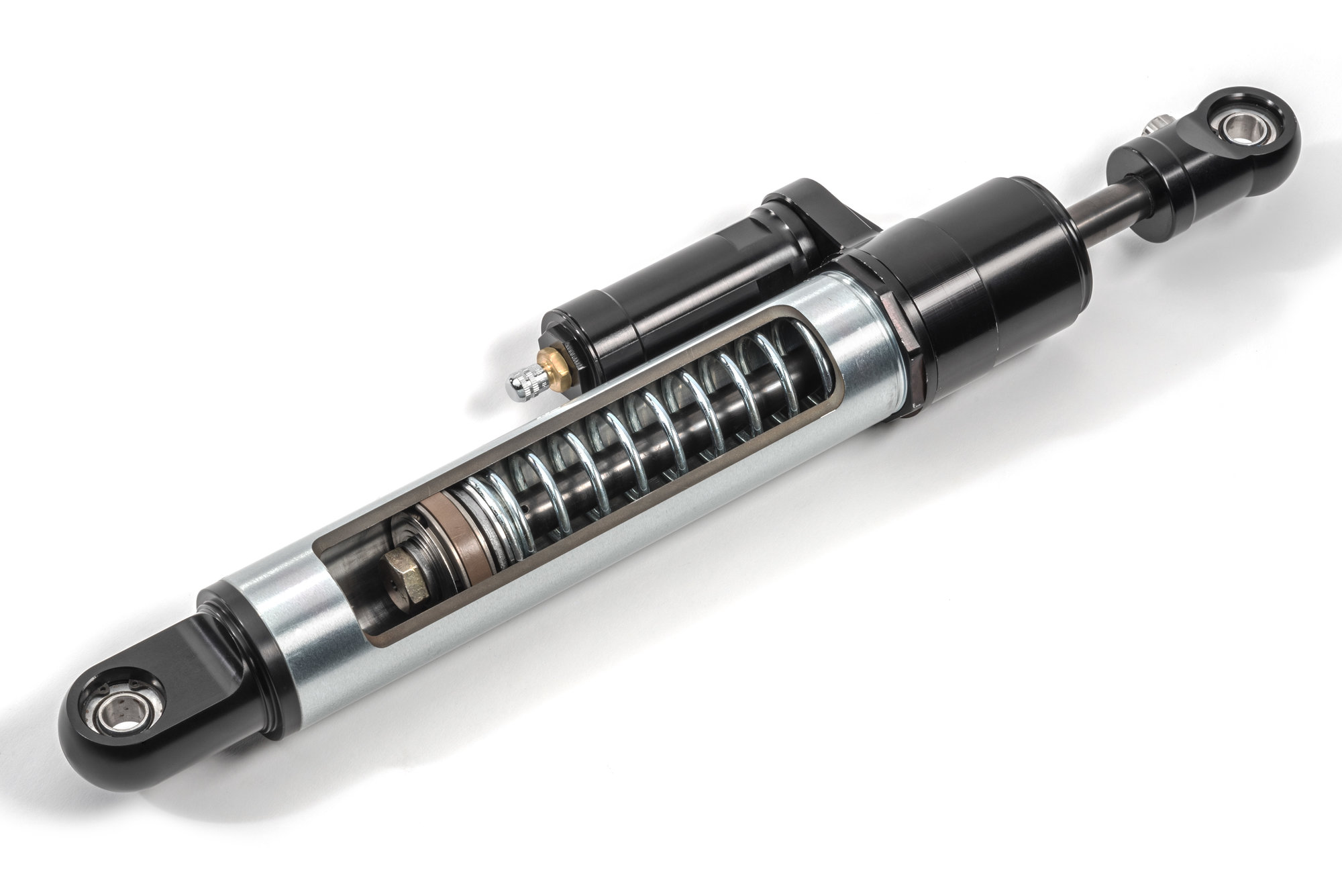 Rubicon Express RXJ2002 Adjustable Neutral Force Steering Stabilizer for 0718 Jeep Wrangler JK