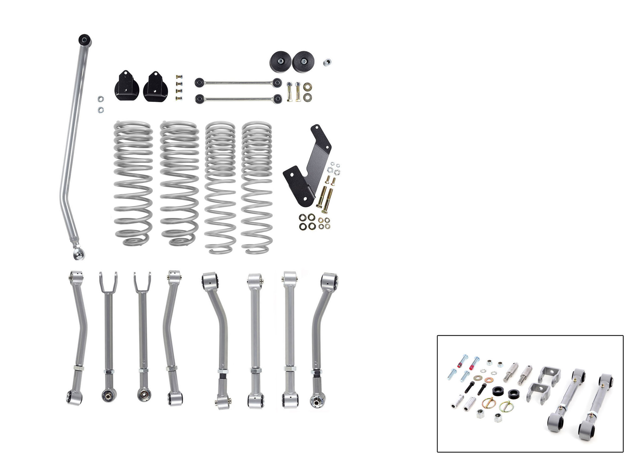 Rubicon Express 2 5 Quot Progressive Coil Lift Kit With Super