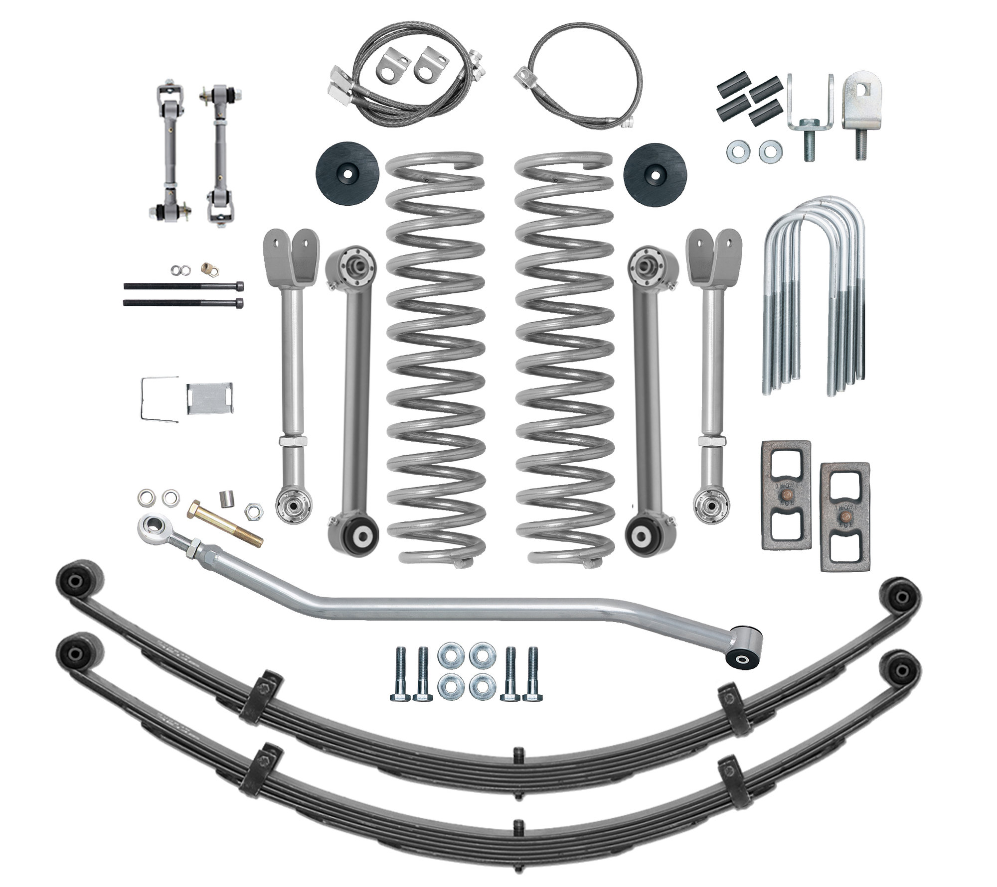 Rubicon Express 4.5" Short Arm w/ Leaf Springs For '84'01 Jeep