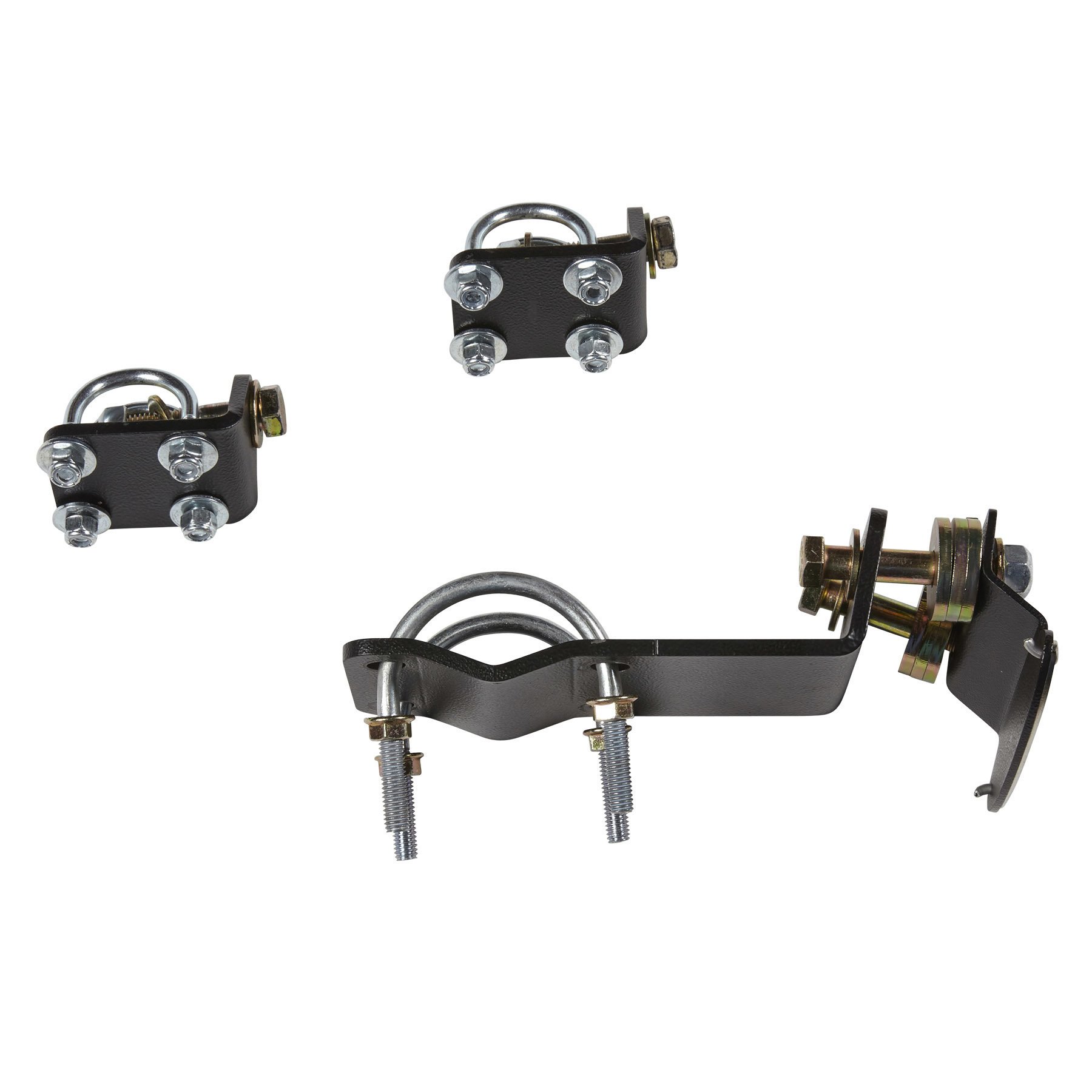 Rubicon Express RE1001 Dual Monotube Steering Stabilizer Bracket Kit w/o Shocks Dual Monotube Steering Stabilizer Bracket Kit 