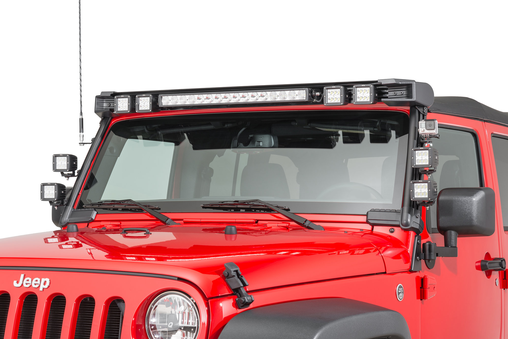 Soporte Barra Techo Jeep Wrangler JK - Race Light Chile