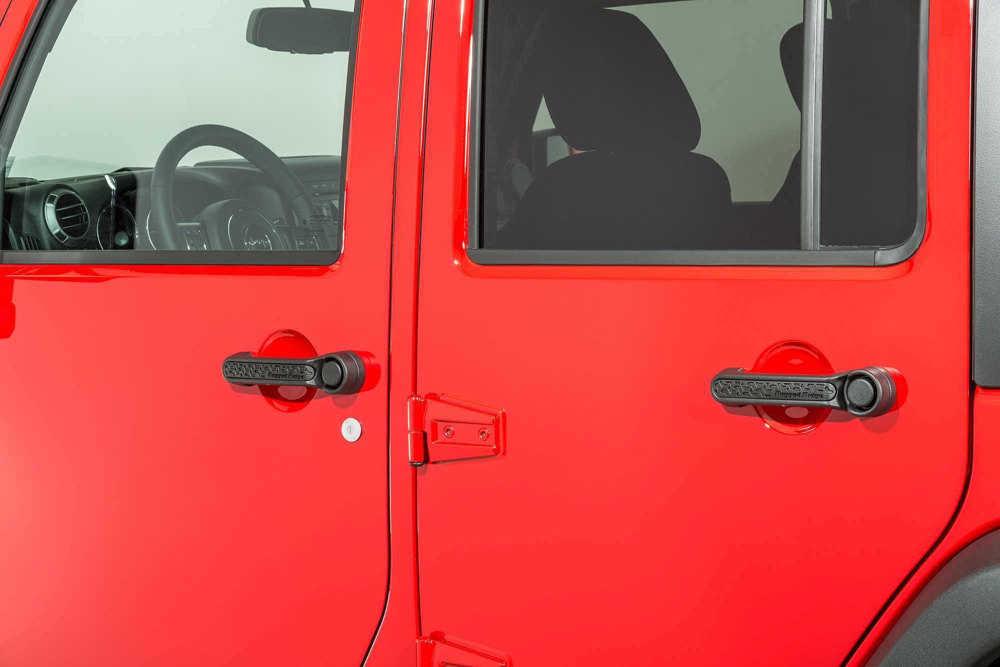 Rugged Ridge Elite Door Handle Inserts for 07-18 Jeep Wrangler JK 4 Door