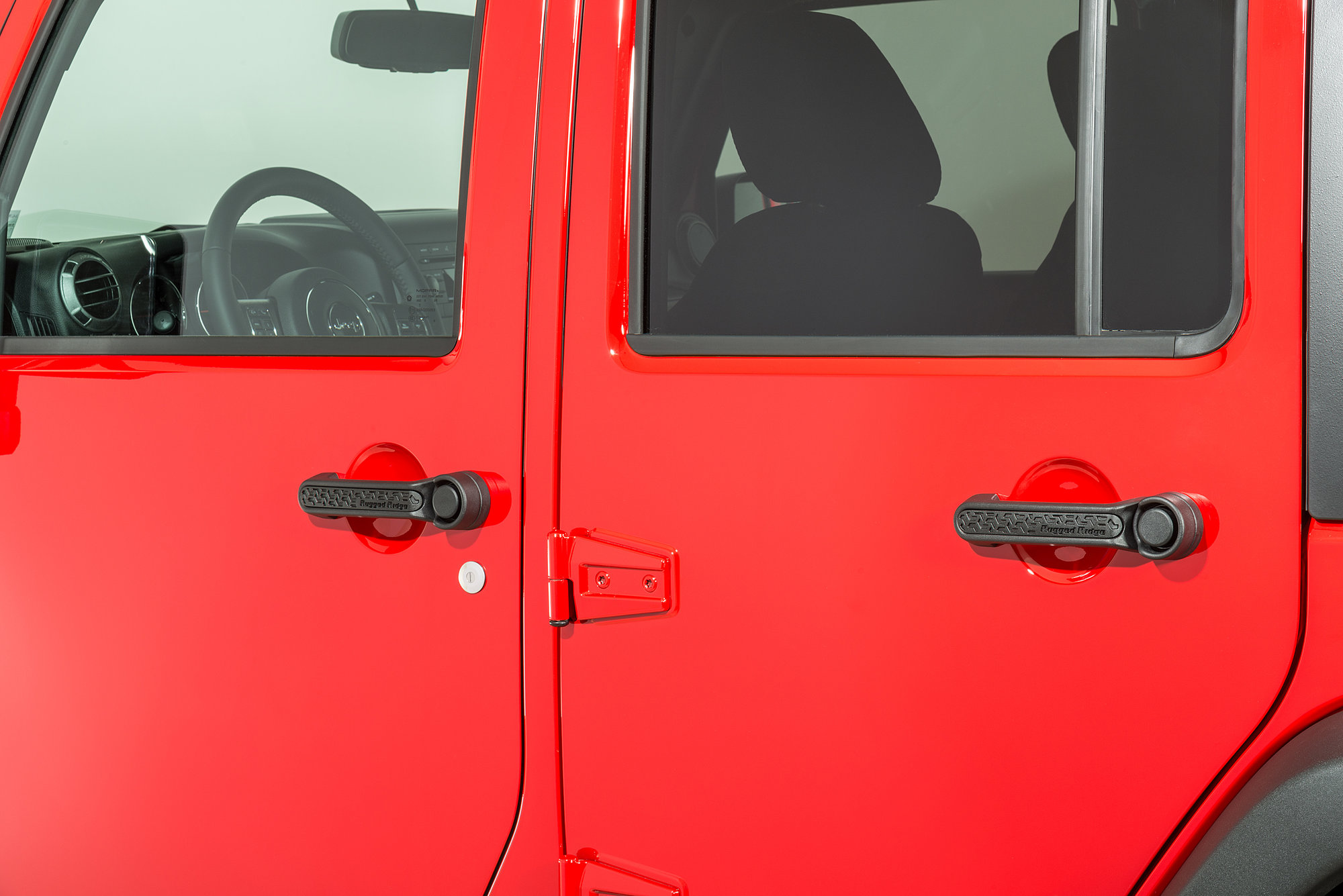 Rugged Ridge 13311.49 Door Handle Inserts Black