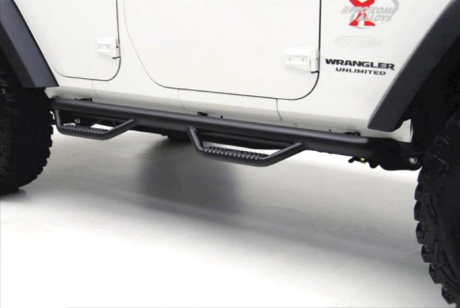 Rugged Ridge  Spartan Nerf Bars for 07-18 Jeep Wrangler Unlimited JK  4 Door | Quadratec