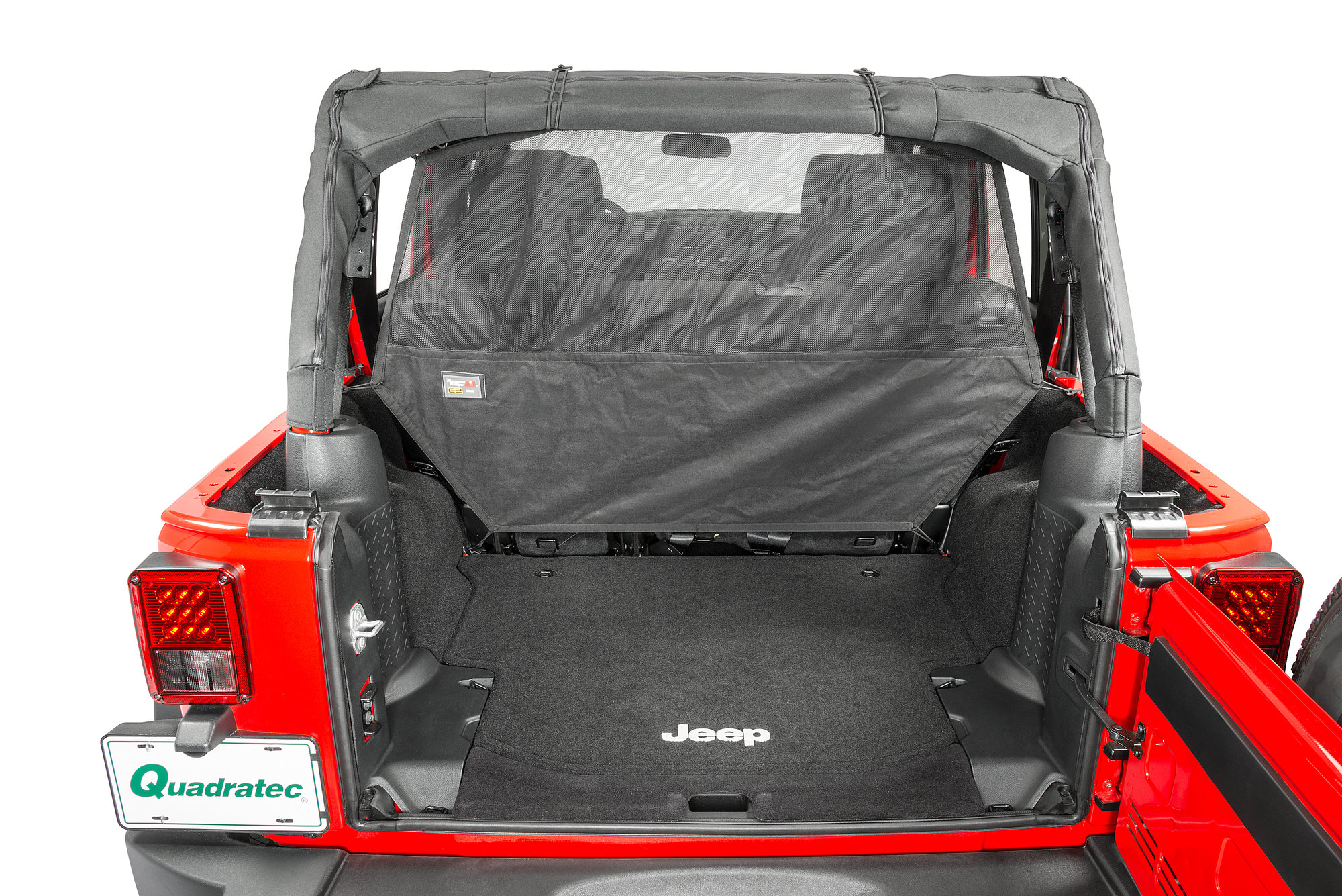 Rugged Ridge 13260 06 Rear C2 Cargo Curtain For 07 20 Jeep