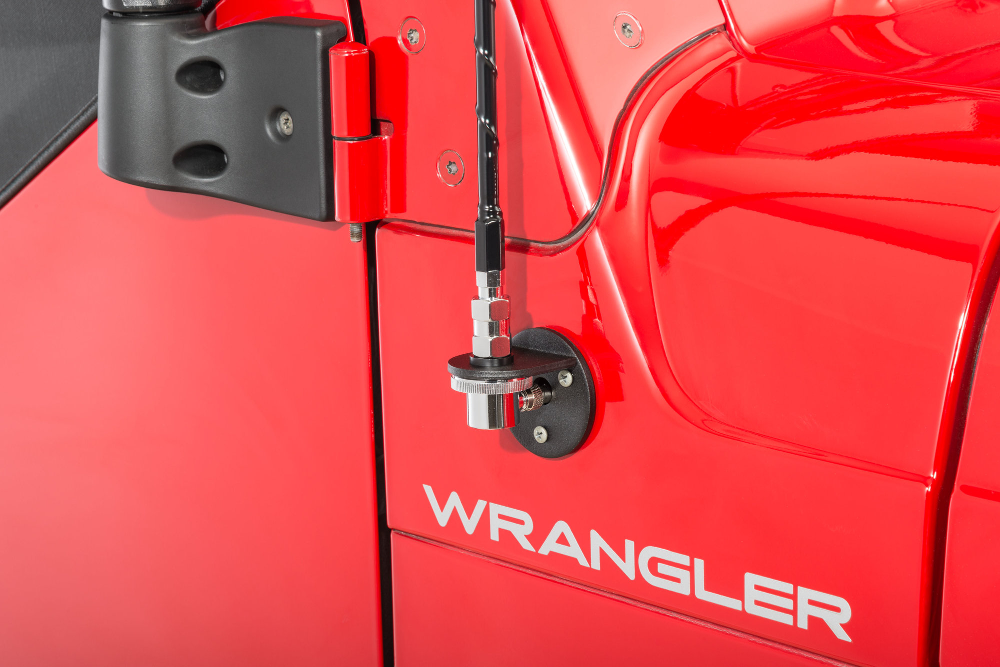 Rugged Ridge 17212.20 CB/AM/FM Antenna Mount Kit for 07-18 Jeep Wrangler JK | Quadratec