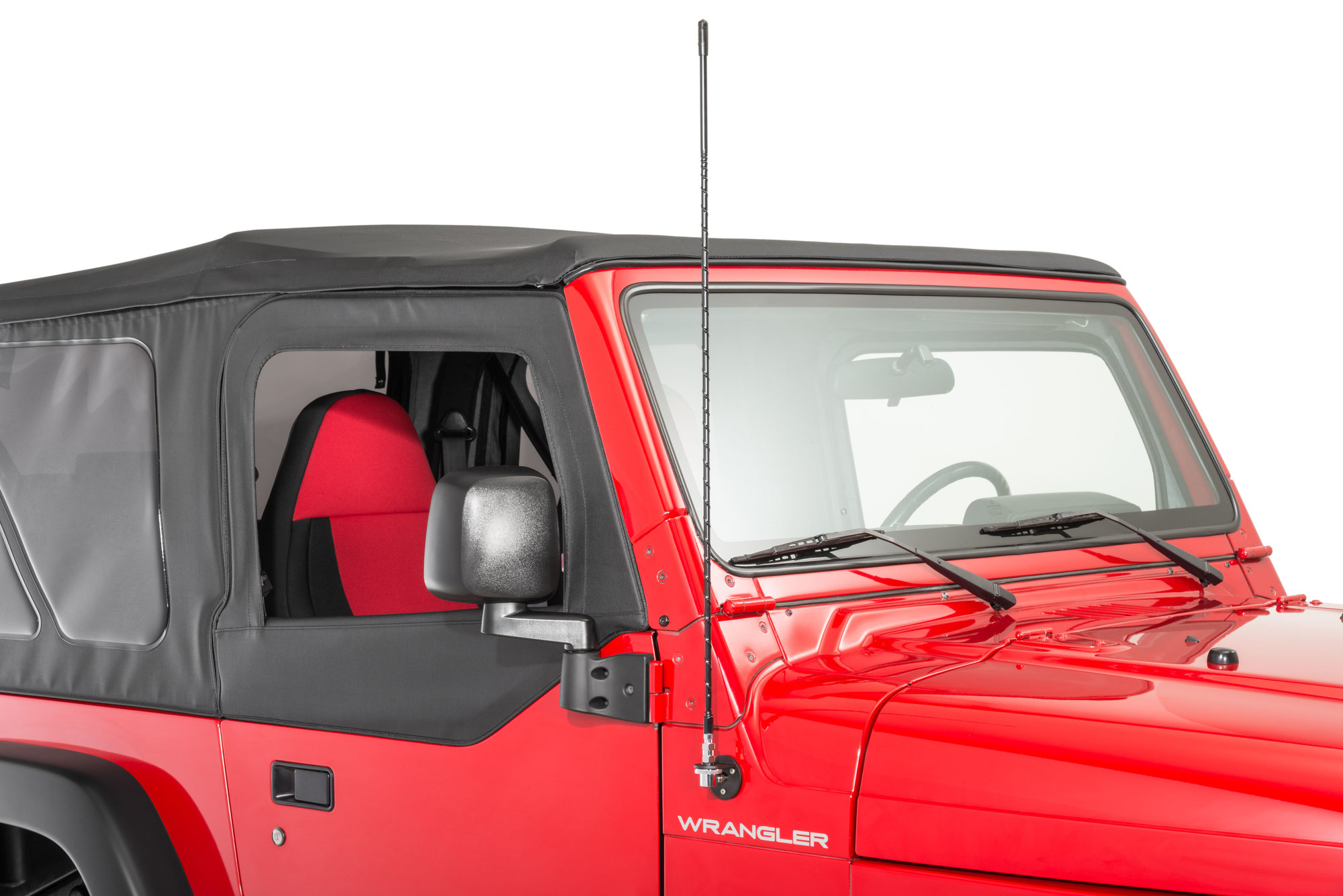 Rugged Ridge  CB/AM/FM Antenna Mount Kit for 07-18 Jeep Wrangler JK  | Quadratec