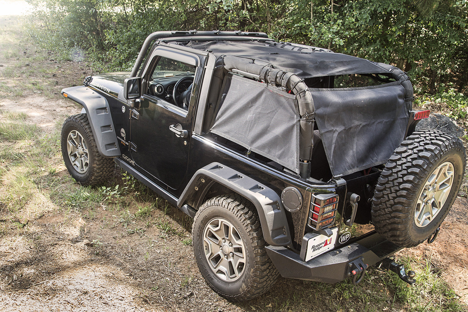 Rugged Ridge 13579.41 Eclipse Cargo Barrier for 0718 Jeep Wrangler JK