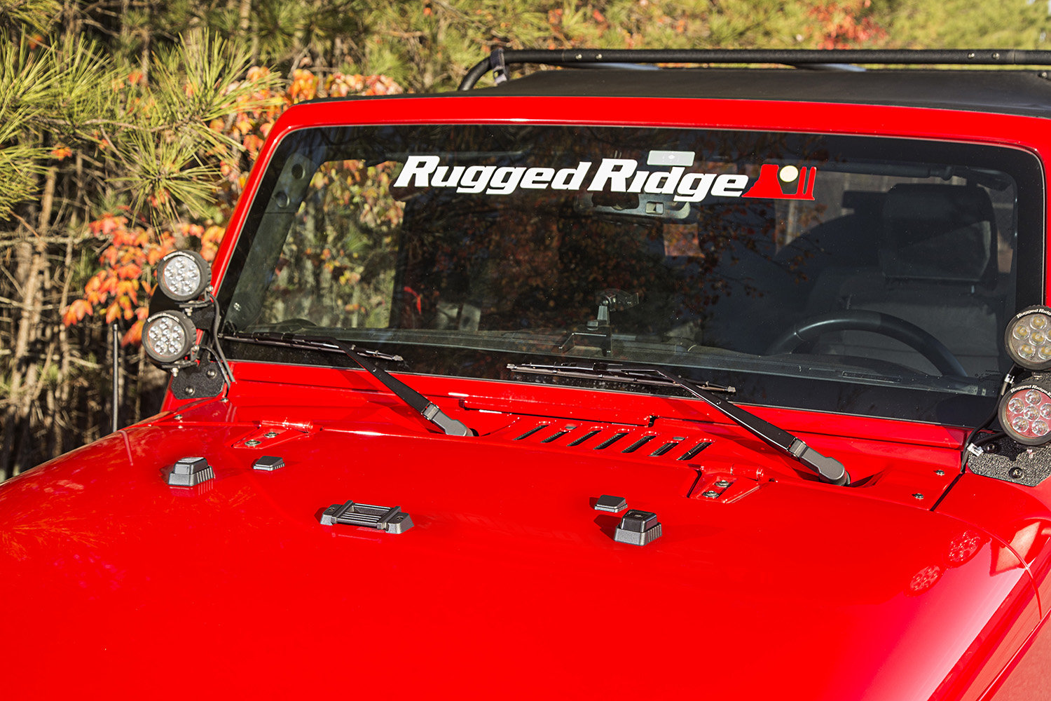 Rugged Ridge 11101 08 Elite Hood Dress Up Kit For 97 18