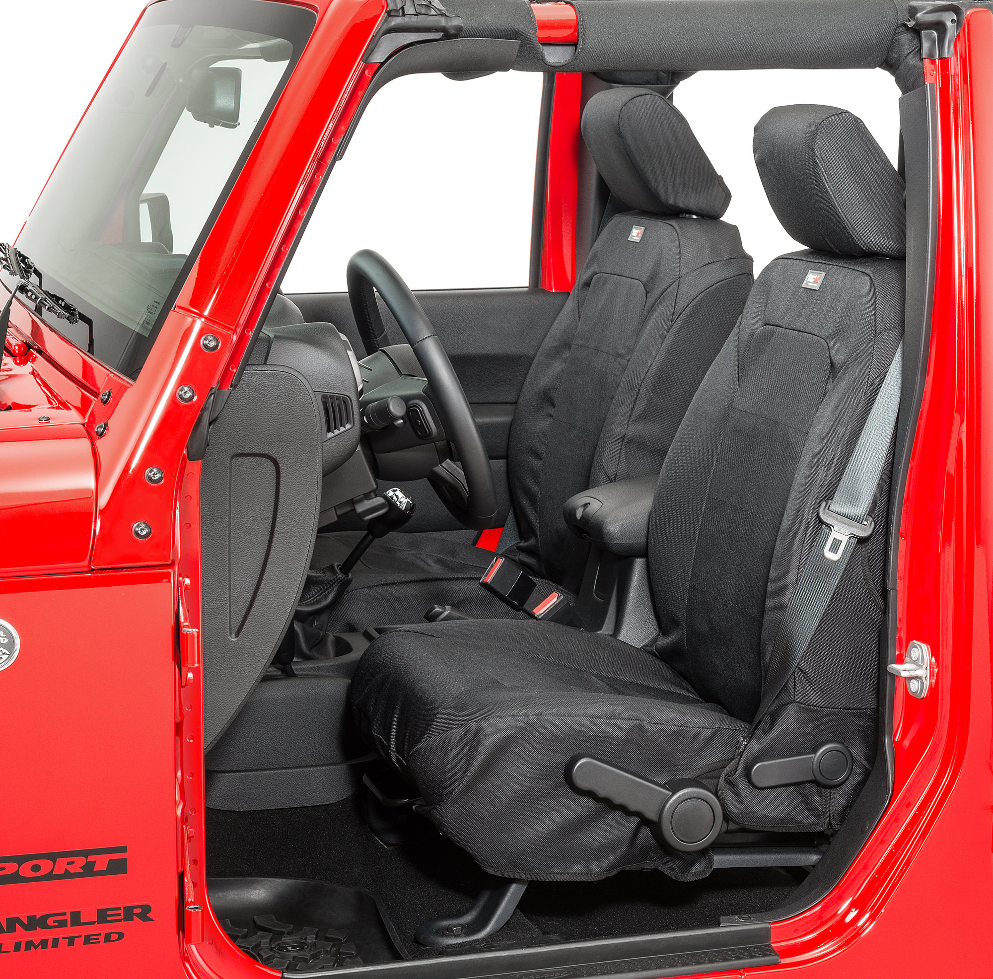 Rugged Ridge Elite Ballistic Front Seat Covers For 07 18 Jeep Wrangler Jk