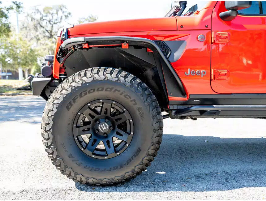 Jeep wrangler metal fenders discount