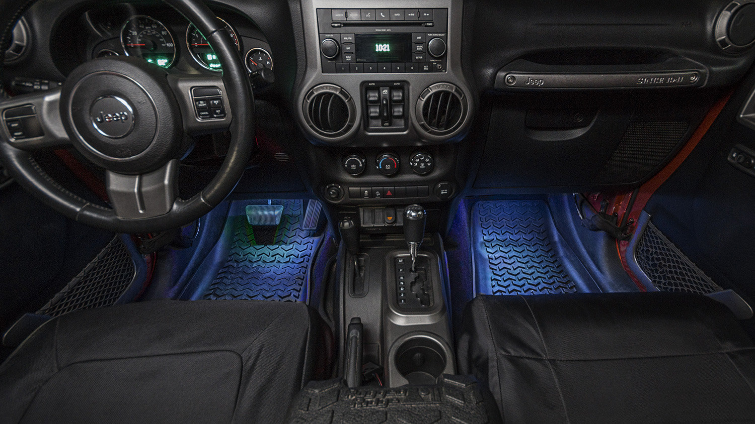 Rugged Ridge Interior Courtesy Lighting Kit for 07-20 Jeep Wrangler JL, JK  & Gladiator JT | Quadratec